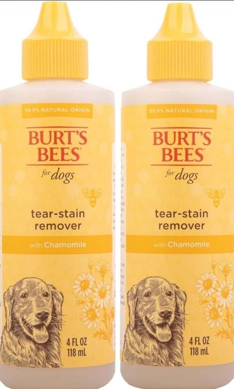 Burt's Bees for Dogs Tear Stain Remover with Chamomile 4 fl oz (2-Pack)